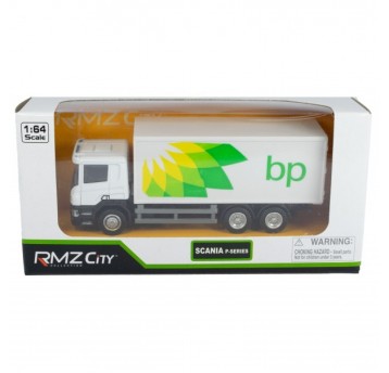 AUTA RMZ SCANIA BP CONTAINER 1:64