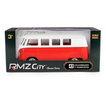 AUTA RMZ VOLKSWAGEN T1 TRANSPORTER RED