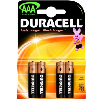 BATERIA LR03 AAA DURACELL BASIC MN 2400 (10)