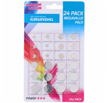 BATERIE GRUNDIG GUZIKOWE 24 SZT