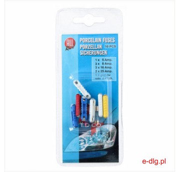 BEZPIECZNIKI CYLINDRYCZNE 10SZT