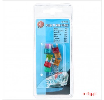 BEZPIECZNIKI MINI 10SZT KPL (12)