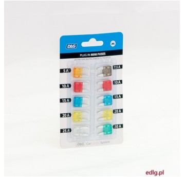 BEZPIECZNIKI MINI 10SZT KPL (50)