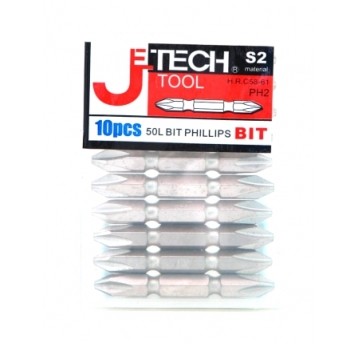 BIT DWUSTRONNY KRZYŻAK PH2-50 JETECH 10szt