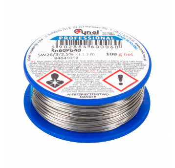 CYNA SZPULA 2MM/100g Sn60Pb40