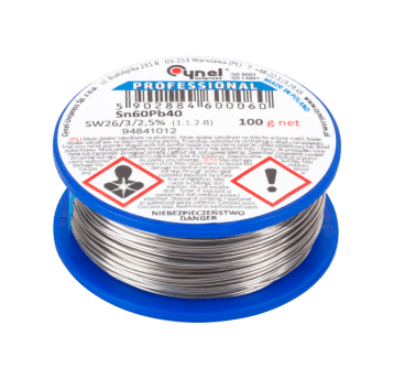 CYNA SZPULA 2MM/100g Sn60Pb40