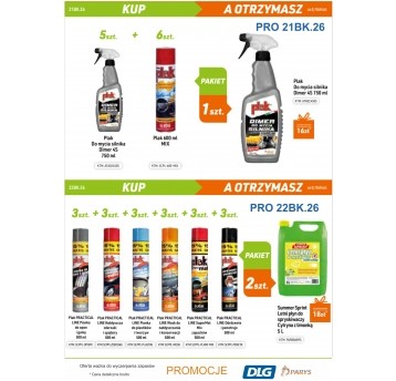 DIMER 4S 750ml 5szt + 6szt PLAK 600ml 1szt GRATIS
