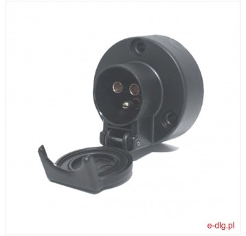 GNIAZDO 3 PIN PLASTIK