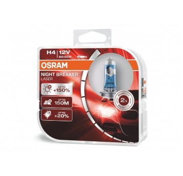 H1 12V 55W NIGHT BREAKER LASER +150% 2SZT
