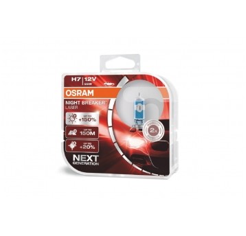 H7 12V 55W PX26D NIGHT BREAKER LASER +150% 2SZT