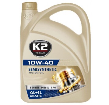 K2 OLEJ TEXAR 10W40 PÓŁSYNTETYK 5L (3)