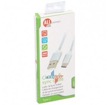 KABEL TYP C 2A 1,2M (24) KABEL NYLON