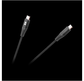 KABEL TYP C - TYP C 100CM CZARNY