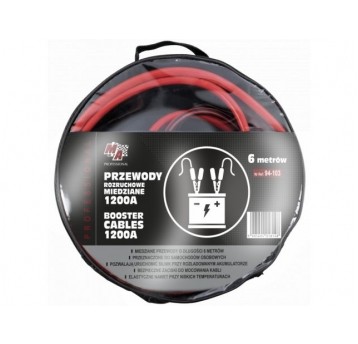 KABLE ROZRUCHOWE 1200A 6M 16mm2 PROFESSIONAL