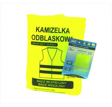 KAMIZELKA ODBL ŻÓŁTA SASZETKA