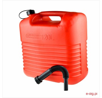 KANISTER 20L PLASTIK CZERWONY FRĄCZEK