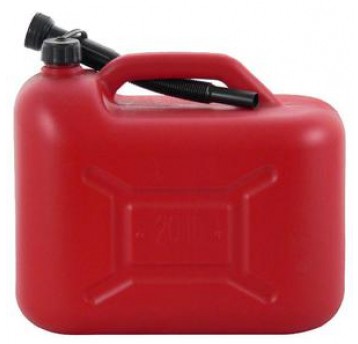 KANISTER 20L PLASTIKOWY CZERWONY