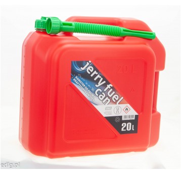 KANISTER 20L PLASTIKOWY CZERWONY LUX (50)