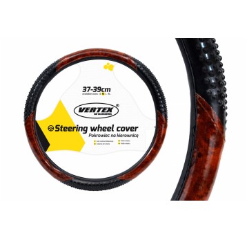 KIEROWNICA 37X39 DREWNO MASAŻ