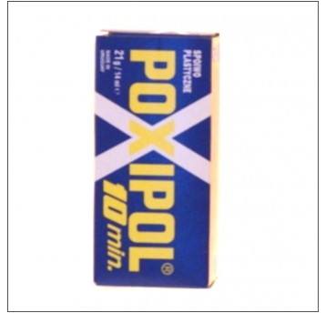 KLEJ POXIPOL SZARY NIEBIESKIE 14ml 6szt