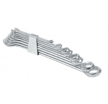 KLUCZE PŁASKO OCZKOWE 8SZT 6-19MM CLIP