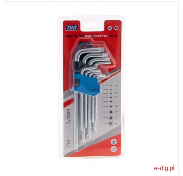 KLUCZE TORX T10-T50 9SZT DŁUGIE 180MM (6)
