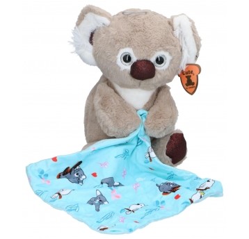KOALA PLUSZOWY Z KOCYKIEM 30cm