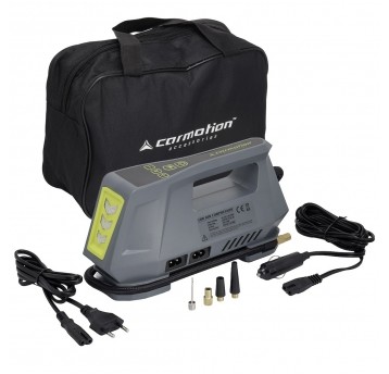 KOMPRESOR 12V / 230V 10 BAR Z LATARKĄ