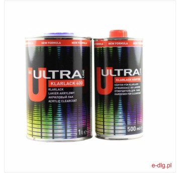 LAKIER BEZBARWNY ULTRA 400 KLARLACK 2+1 0,5L