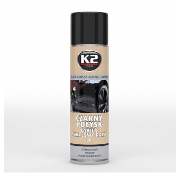 LAKIER CZARNY POŁYSK AKRYL 500ML (12)