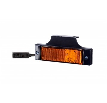 LAMPA DIODOWA ŻÓŁTA 12/24V KAB.1,5M