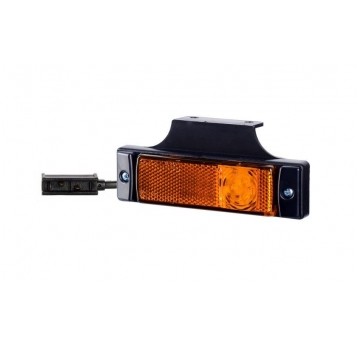 LAMPA DIODOWA ŻÓŁTA 12/24V KAB.1,5M