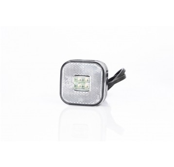 LAMPA OBRYS BIAŁA LED FT-027 B LED