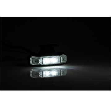 LAMPA OBRYS BIAŁA Z ODB,WIĄZK,KĄT MD-013 B+K LED