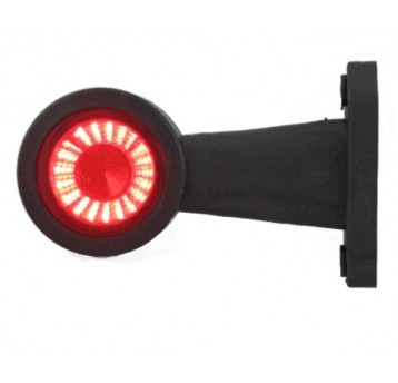 LAMPA OBRYS BIAŁO CZERW 12/24V DŁUGA PROSTA