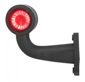 LAMPA OBRYS BIAŁO CZERW 12/24V LEWA KR ŁAMANA