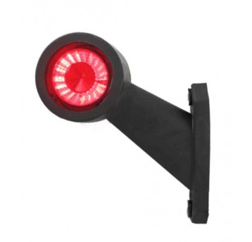 LAMPA OBRYS BIAŁO CZERW 12/24V LEWA KR UKOŚNA