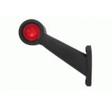 LAMPA OBRYS BIAŁO CZERW 12/24V PRAWA UKOŚNA