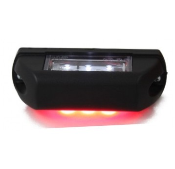 LAMPA OBRYS BIAŁO CZERW DIODOWA 12/24V
