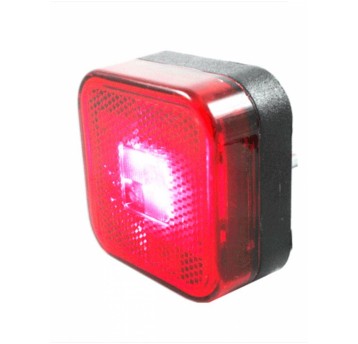 LAMPA OBRYS CZERW LD 098