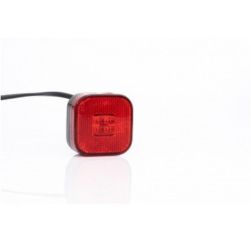 LAMPA OBRYS CZERWONA Z WIĄZKĄ FT-027 C LED