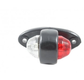 LAMPA OBRYS DIOD B CZERW 12/24V