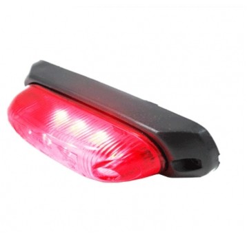LAMPA OBRYS DIOD CZERW 12/24V