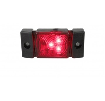 LAMPA OBRYS DIOD CZERW 12/24V HOR 40