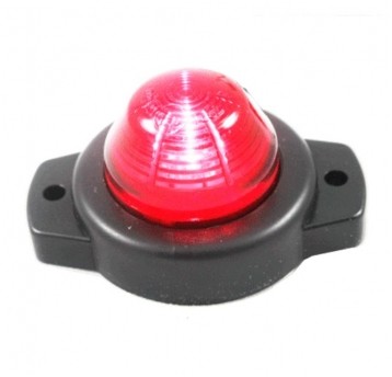 LAMPA OBRYS DIOD OKR CZERW HOR 51 12/24V