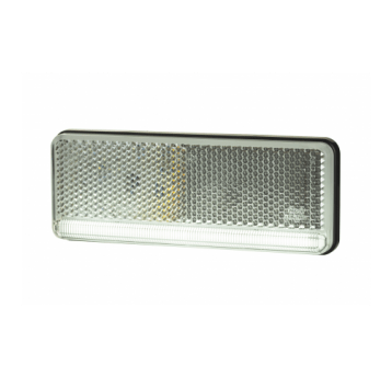 LAMPA OBRYS LED 12/24V Z ODBL.BIAŁA