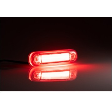 LAMPA OBRYS LED CZERW. Z WIĄZK. 0,5M FT-045 C