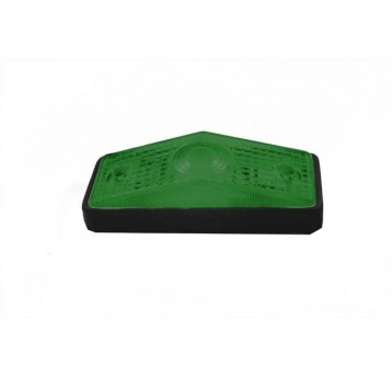 LAMPA OBRYS PŁASKA ZIELONA LO 264 0015