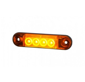 LAMPA OBRYS POMARAŃCZ SLIM DIODOWA 12/24V HOR 88
