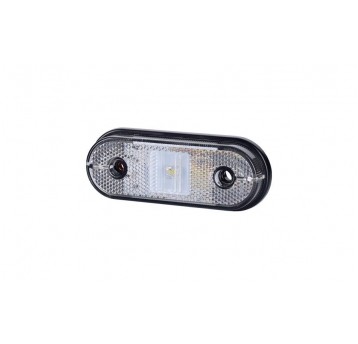 LAMPA OBRYS Z ODBL. DIODOWA BIAŁA 12/24V